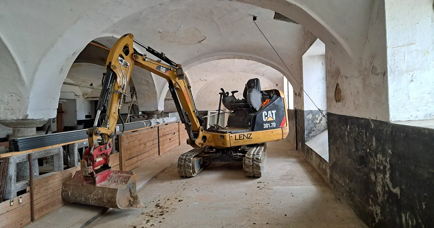 Baggerarbeiten, Aushub und Erdarbeiten durch Lenz Bau