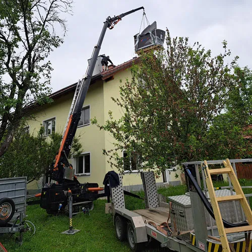 Montage von PV Anlagen